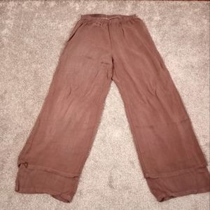 Vintage Silky High Waist Pants 🤎